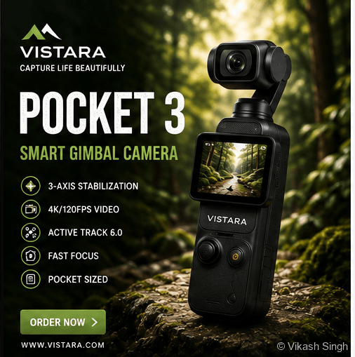 Vistara Pocket 3 gallery image
